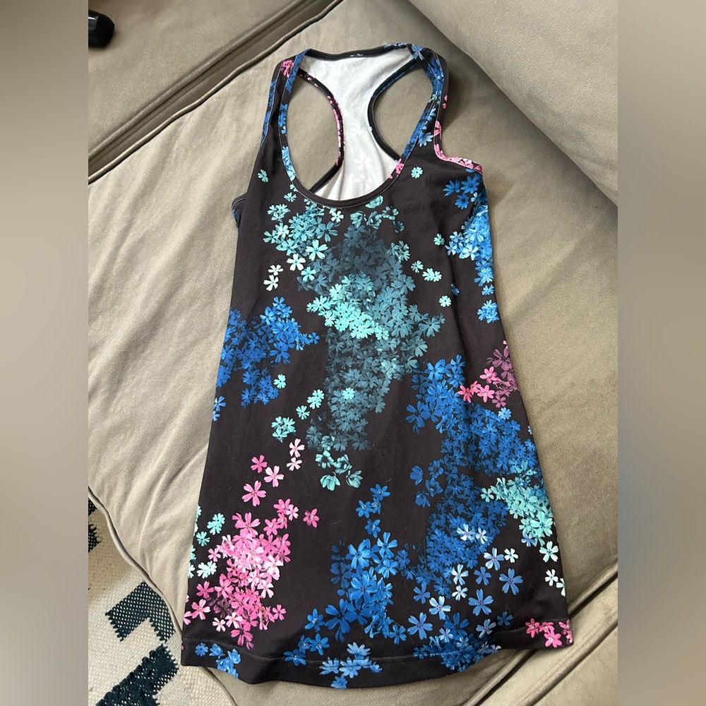 Lululemon floral racerback top 4